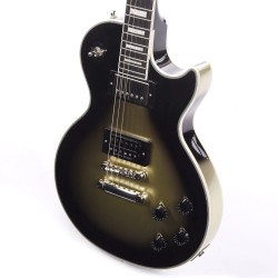 Epiphone EILPCAJV3ASBNH3 Artist Adam Jones Les Paul Custom Art Collection Electric Guitar Julie Heffernan's "Not Dead Yet," - Antique Silverburst