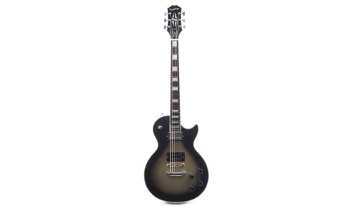 Epiphone EILPCAJV3ASBNH3 Artist Adam Jones Les Paul Custom Art Collection Electric Guitar Julie Heffernan's "Not Dead Yet," - Antique Silverburst