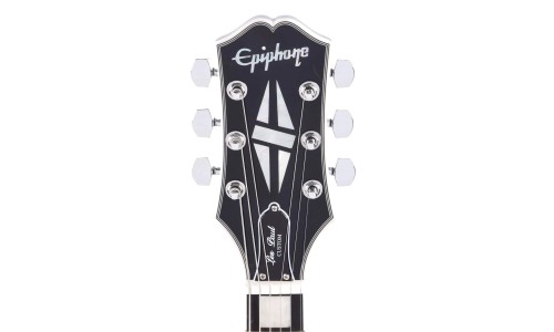 Epiphone EILPCAJV3ASBNH3 Artist Adam Jones Les Paul Custom Art Collection Electric Guitar Julie Heffernan's "Not Dead Yet," - Antique Silverburst