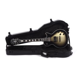 Epiphone EILPCAJV3ASBNH3 Artist Adam Jones Les Paul Custom Art Collection Electric Guitar Julie Heffernan's "Not Dead Yet," - Antique Silverburst