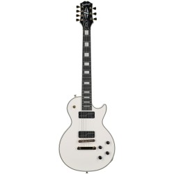 Epiphone EILPCMKH7BWGH3 Artist Matt Heafy Les Paul Custom Origins 7 Strings Electric Guitar - Bone White