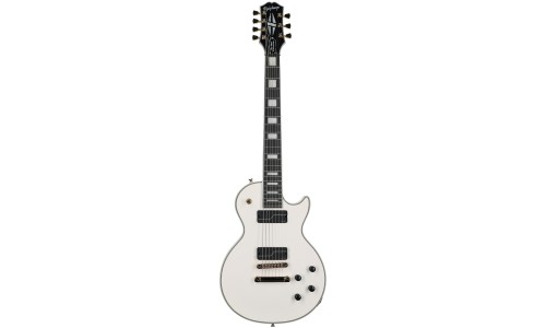 Epiphone EILPCMKH7BWGH3 Artist Matt Heafy Les Paul Custom Origins 7 Strings Electric Guitar - Bone White