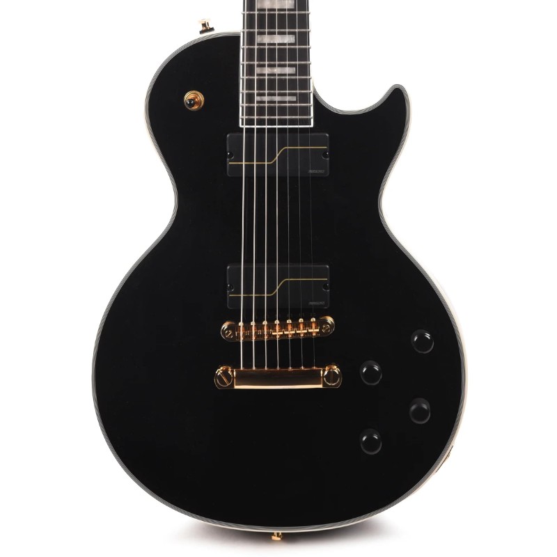 Epiphone EILPCMKH7EBGH3 Artist Matt Heafy Les Paul Custom  Origins 7 Strings Electric Guitar - Ebony