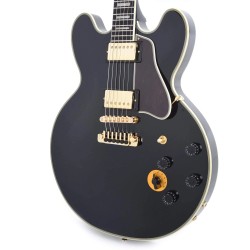 Epiphone IGBBKEBGH3 Artist B.B. King Lucille Semi-Hollowbody Electric Guitar - Black