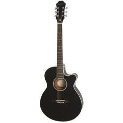 Epiphone PPGR-EEP4EBCH3 PR-4E Player Pack Acoustic-Electric Guitar - Ebony