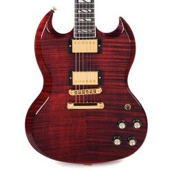 Gibson USA SGSU00WRGH1 SG Supreme Electric Guitar - Wine Red