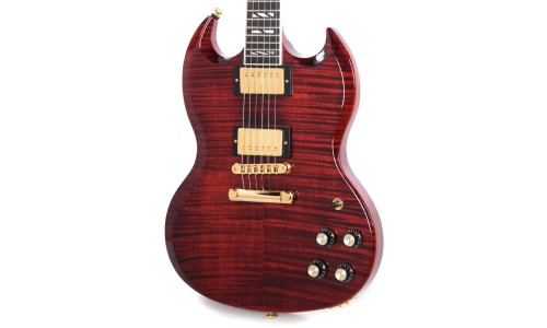 Gibson USA SGSU00WRGH1 SG Supreme Electric Guitar - Wine Red