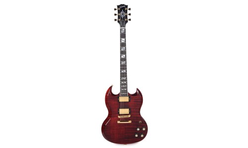 Gibson USA SGSU00WRGH1 SG Supreme Electric Guitar - Wine Red