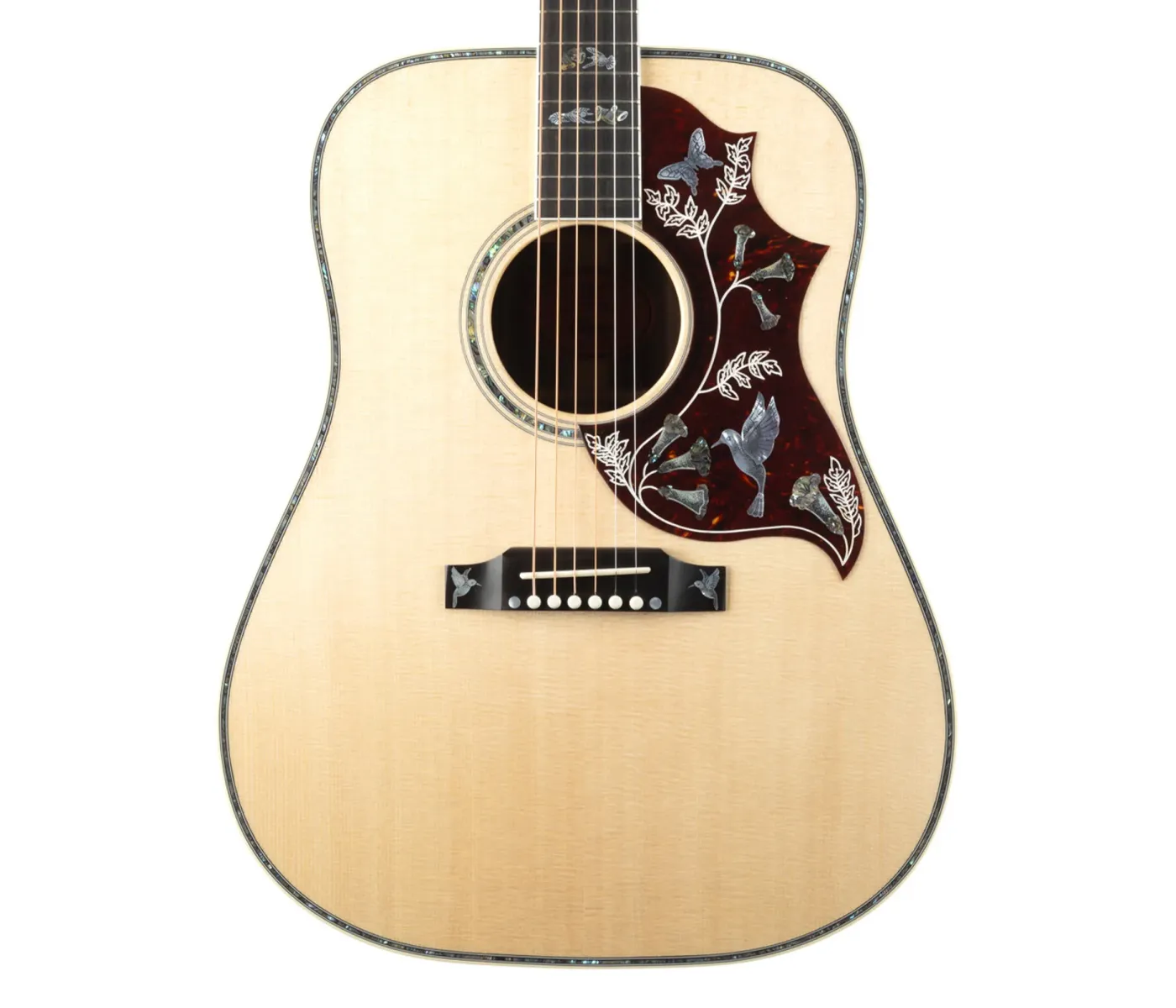 Gibson Acoustic SSHCANGE Hummingbird Custom Koa Acoustic Guitar - Antique Natural