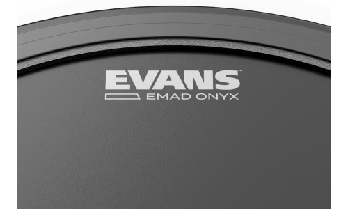 Evans Head BD22EMADONX EMAD Btr Onyx Series Bass Drumhead - 22"