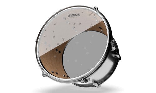 Evans ETP-HYDGL-F Hydraulic Glass Fusion Tom Drum Head Pack - (10", 12",14")