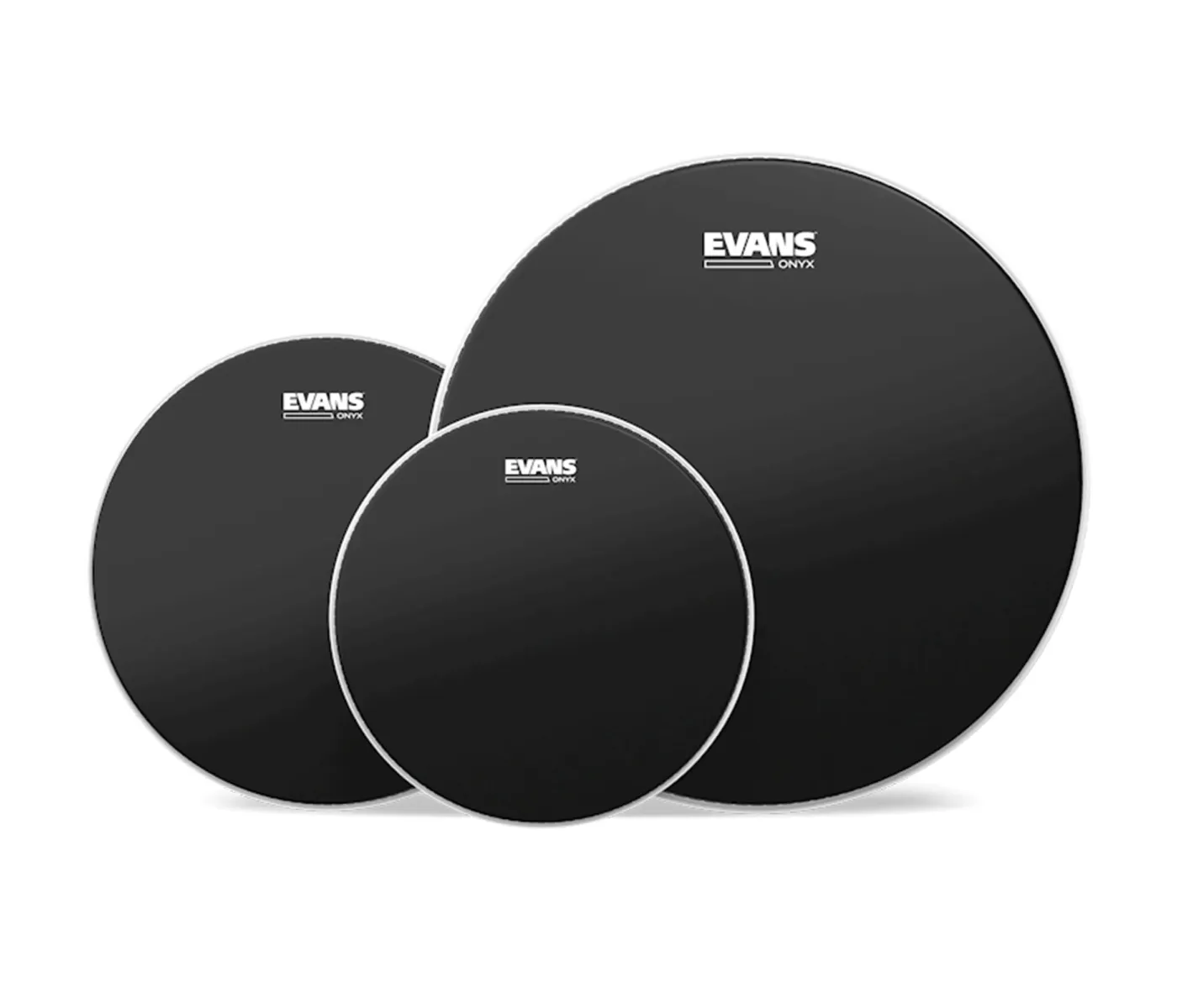 Evans ONYX Frosted Fusion Tom Pack (10", 12", 14")