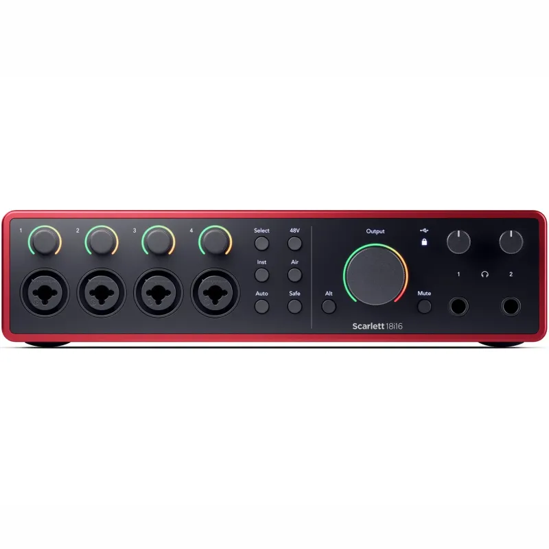 Scarlett Focusrite Scarlet18i16-4t 4th Gen USB-C Audio Interface Scarlett Focusrite Scarlet18i16-4t 4th Gen USB-C Audio Interface