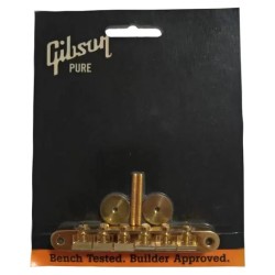 Gibson Accessories PBBR-020 ABR-1 Tune-O-Matic Bridge With Full Assembly - Gold