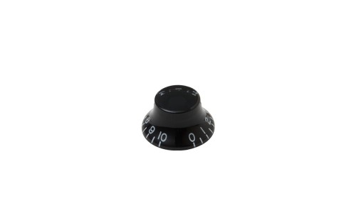 Gibson Accessories PRHK-010 Top Hats Knobs - Black 4/Pkg