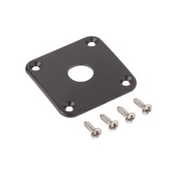 Gibson Accessories PRJP-010 Jack Plate - Black Plastic