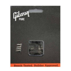 Gibson Accessories PRJP-010 Jack Plate - Black Plastic