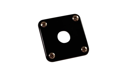 Gibson Accessories PRJP-010 Jack Plate - Black Plastic