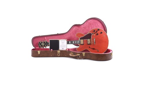 Gibson Custom Shop 59ES355LAWMGH1 Murphy Lab 1959 ES-335 Reissue Stop Bar Semi-Hollowbody Electric Guitar - Watermelon Red