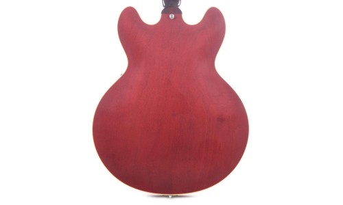 Gibson Custom Shop 64ESTLVOSCNH11964 Artist Trini Lopez Standard Reissue VOS Semi-Hollowbody Electric Guitar - 60s Cherry