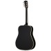 Gibson Kirk Hammett Raven Hummingbird Acoustic Guitar - Ebony