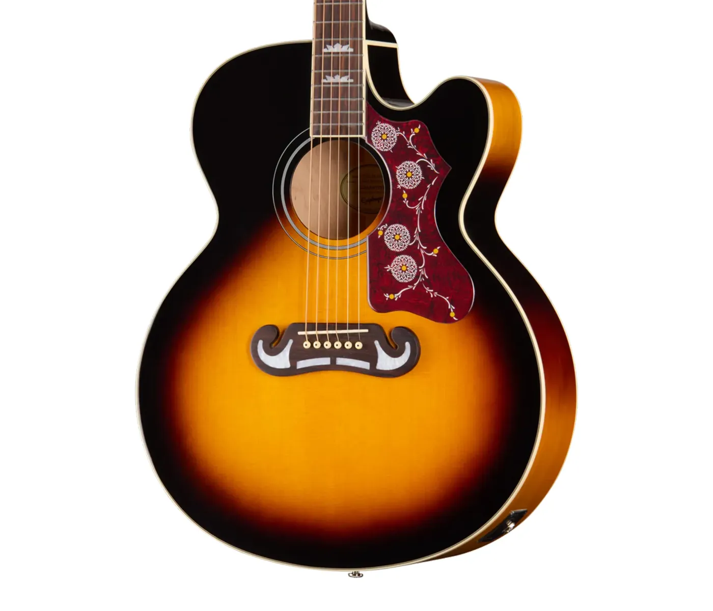 Epiphone Studio EC J-200 Acoustic Guitar - Vintage Sunburst