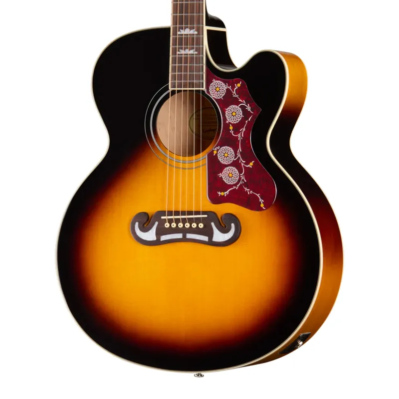 Epiphone Studio EC J-200 Acoustic Guitar - Vintage Sunburst