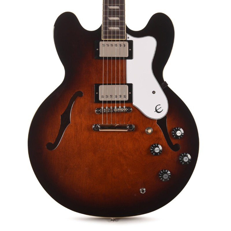 Epiphone EOBHRDTBNH1 Bonehead Riviera Semi-Hollowbody Electric Guitar - Dark Tobacco Sunburst Epiphone EOBHRDTBNH1 Bonehead Riviera Semi-Hollowbody Electric Guitar - Dark Tobacco Sunburst