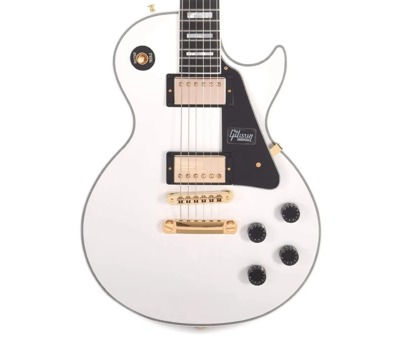 Gibson Custom Shop LPC-AWGH1E Les Paul Custom Electric Guitar - Alpine White (PRE ORDER)