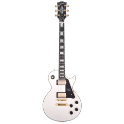 Gibson Custom Shop LPC-AWGH1E Les Paul Custom with Ebony Fingerboard Gloss Electric Guitar - Alpine White