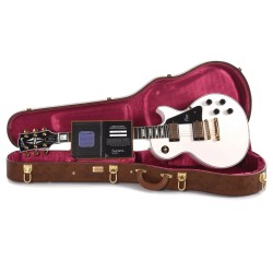 Gibson Custom Shop LPC-AWGH1E Les Paul Custom with Ebony Fingerboard Gloss Electric Guitar - Alpine White