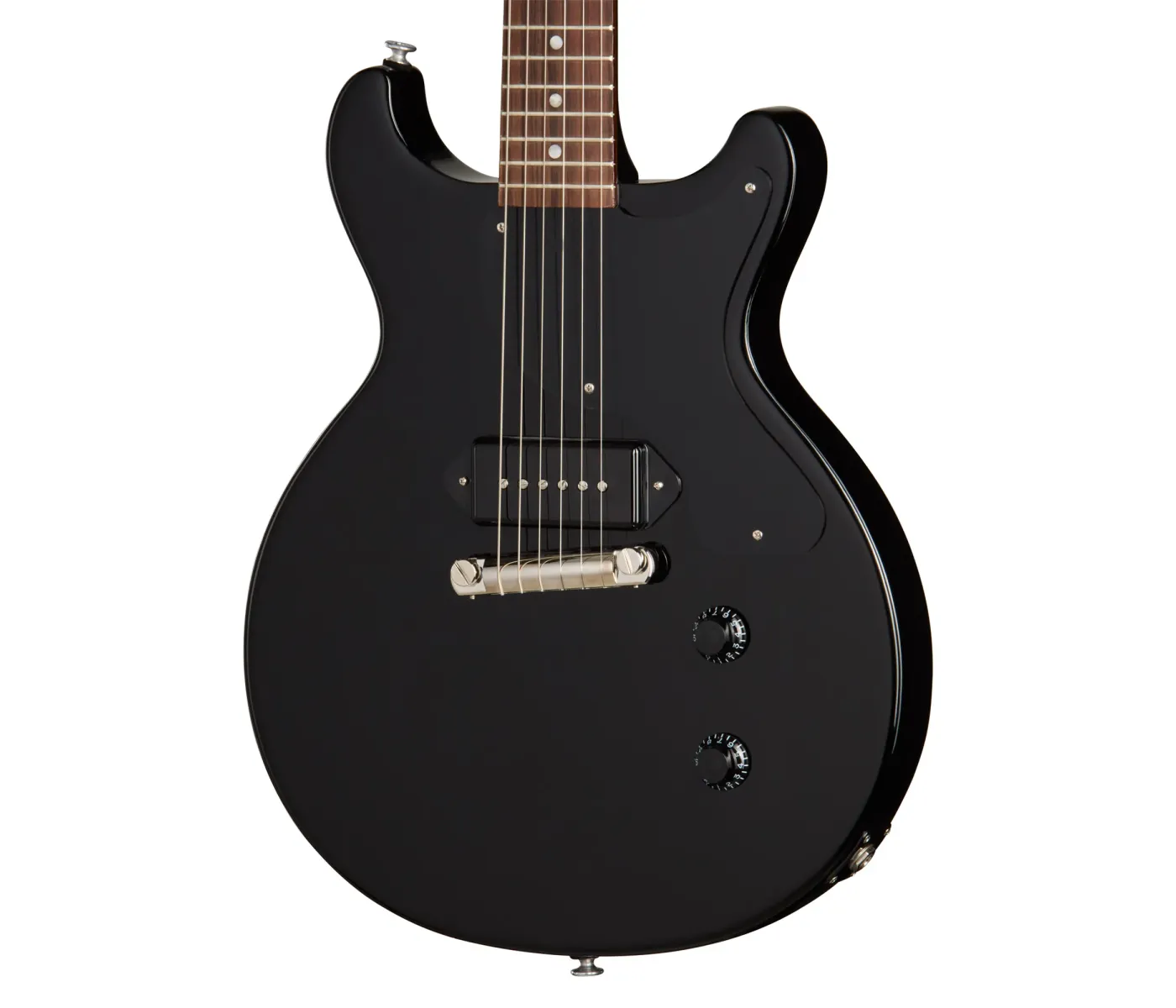 Gibson LPJD00EBNH1 Les Paul Junior Double Cut Electric Guitar - Ebony