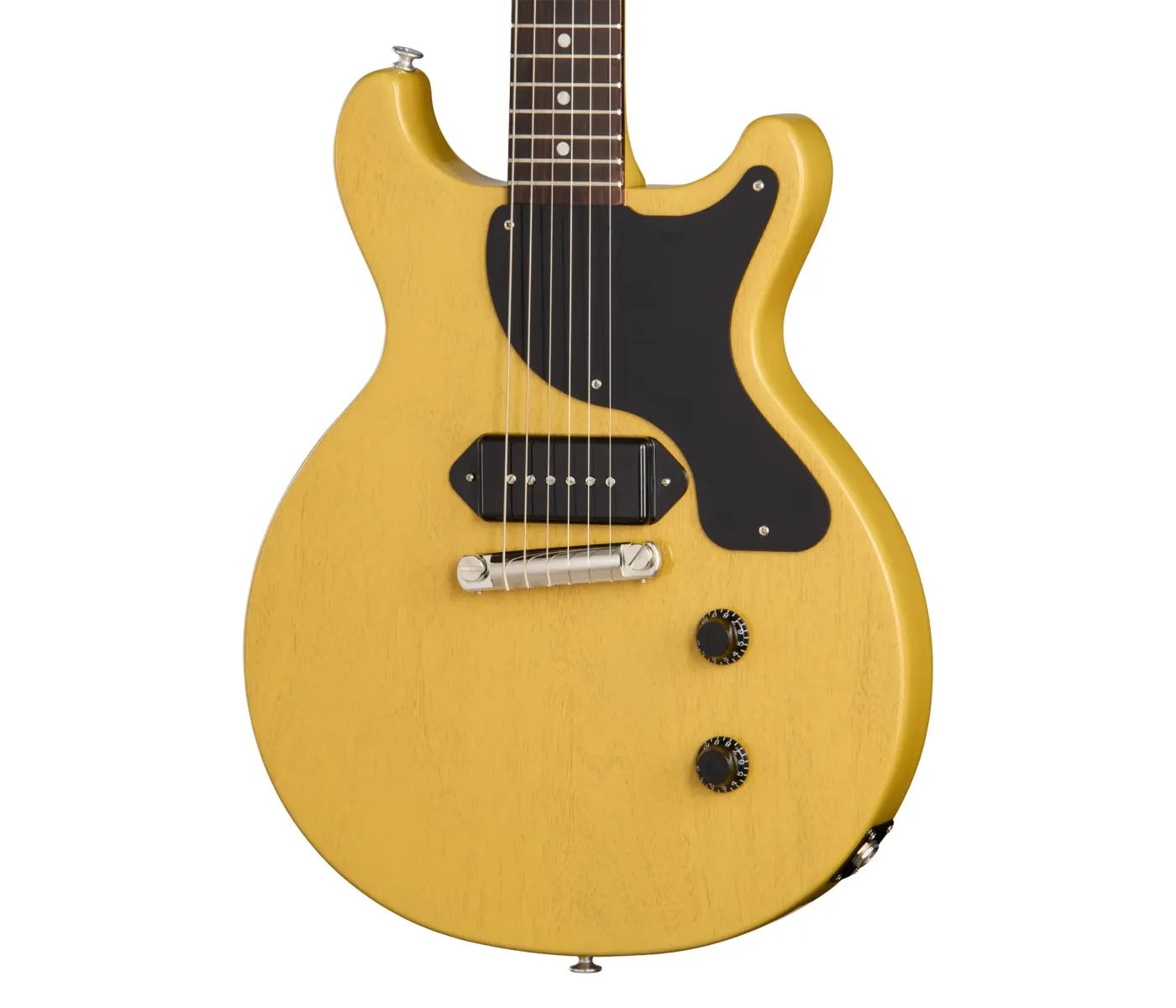 Gibson Custom LPJD00TVNH1 Les Paul Junior 1958 Double Cut Reissue Electric Guitar - TV Yellow