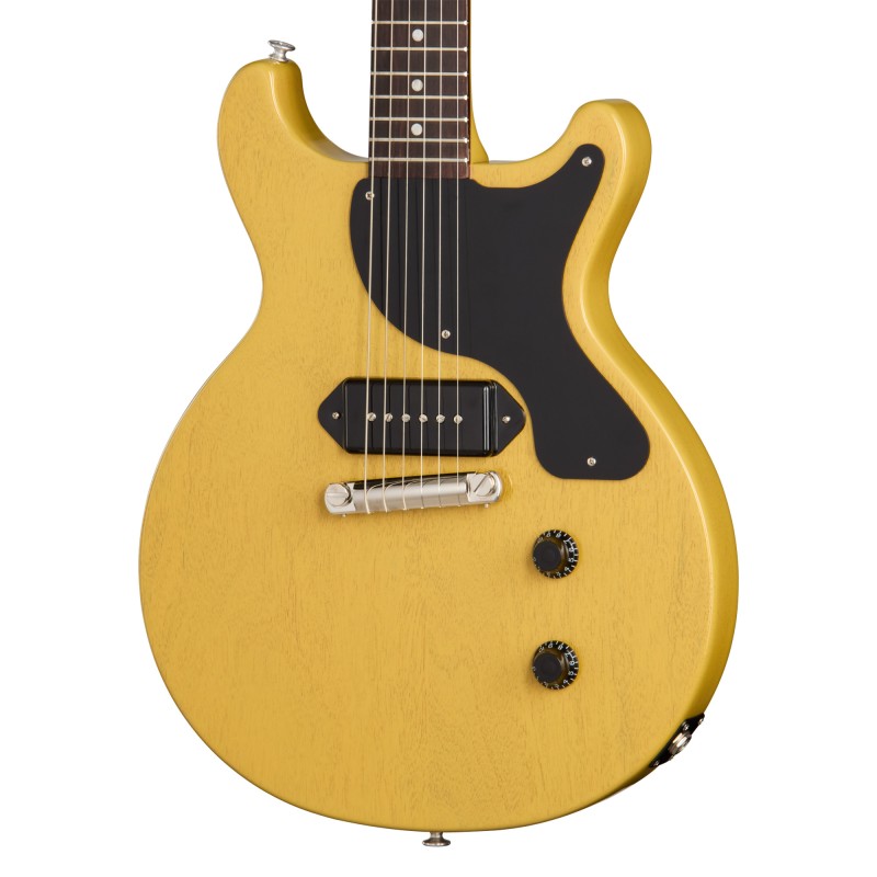 Gibson Custom LPJD00TVNH1 Les Paul Junior 1958 Double Cut Reissue Electric Guitar - TV Yellow Gibson Custom LPJD00TVNH1 Les Paul Junior 1958 Double Cut Reissue Electric Guitar - TV Yellow