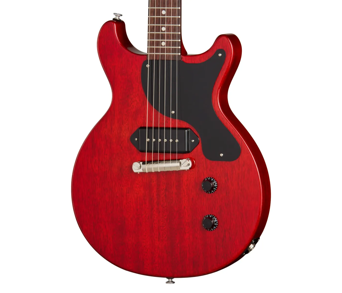 Gibson Custom LPJD00VENH1 Les Paul Junior 1958 Double Cut Reissue Electric Guitar - Cherry Red