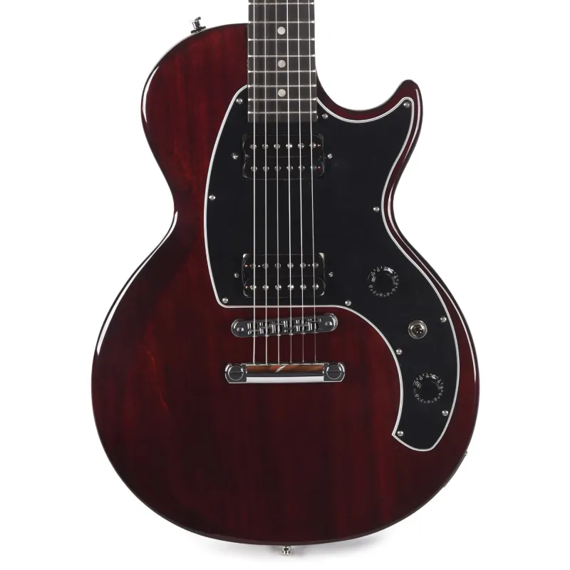 Gibson USA LPMCS25WRCH1 Les Paul Music City Special Electric Guitar - Wine Red