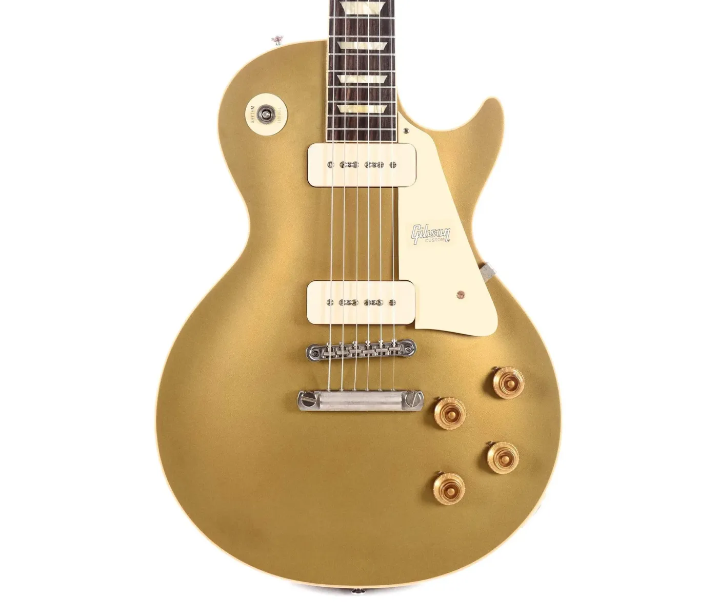 Gibson Custom Shop LPR56VODGNH1 Les Paul 1956 Gold Top Reissue VOS Electric Guitar - Double Gold (PRE ORDER)