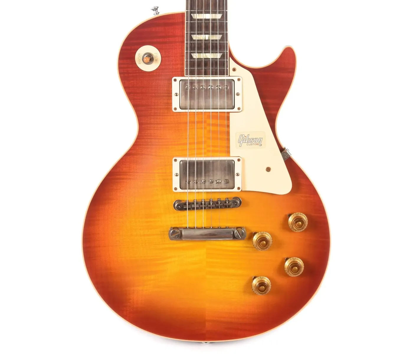 Gibson Custom Shop LPR58VOWCSNH1 Les Paul 1958 Standard Reissue VOS Electric Guitar - Washed Cherry Sunburst (PRE ORDER)