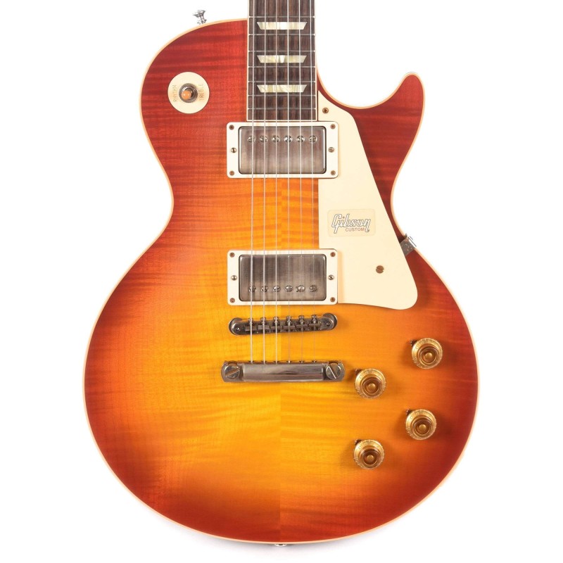 Gibson Custom Shop LPR58VOWCSNH1 Les Paul 1958 Standard Reissue VOS Electric Guitar - Washed Cherry Sunburst