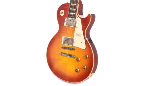 Gibson Custom Shop LPR58VOWCSNH1 Les Paul 1958 Standard Reissue VOS Electric Guitar - Washed Cherry Sunburst