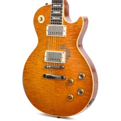 Gibson Custom Shop LPR59GRNYMLNH1 Les Paul Standard Kirk Hammett "Greeny" Electric Guitar - Greeny Burst