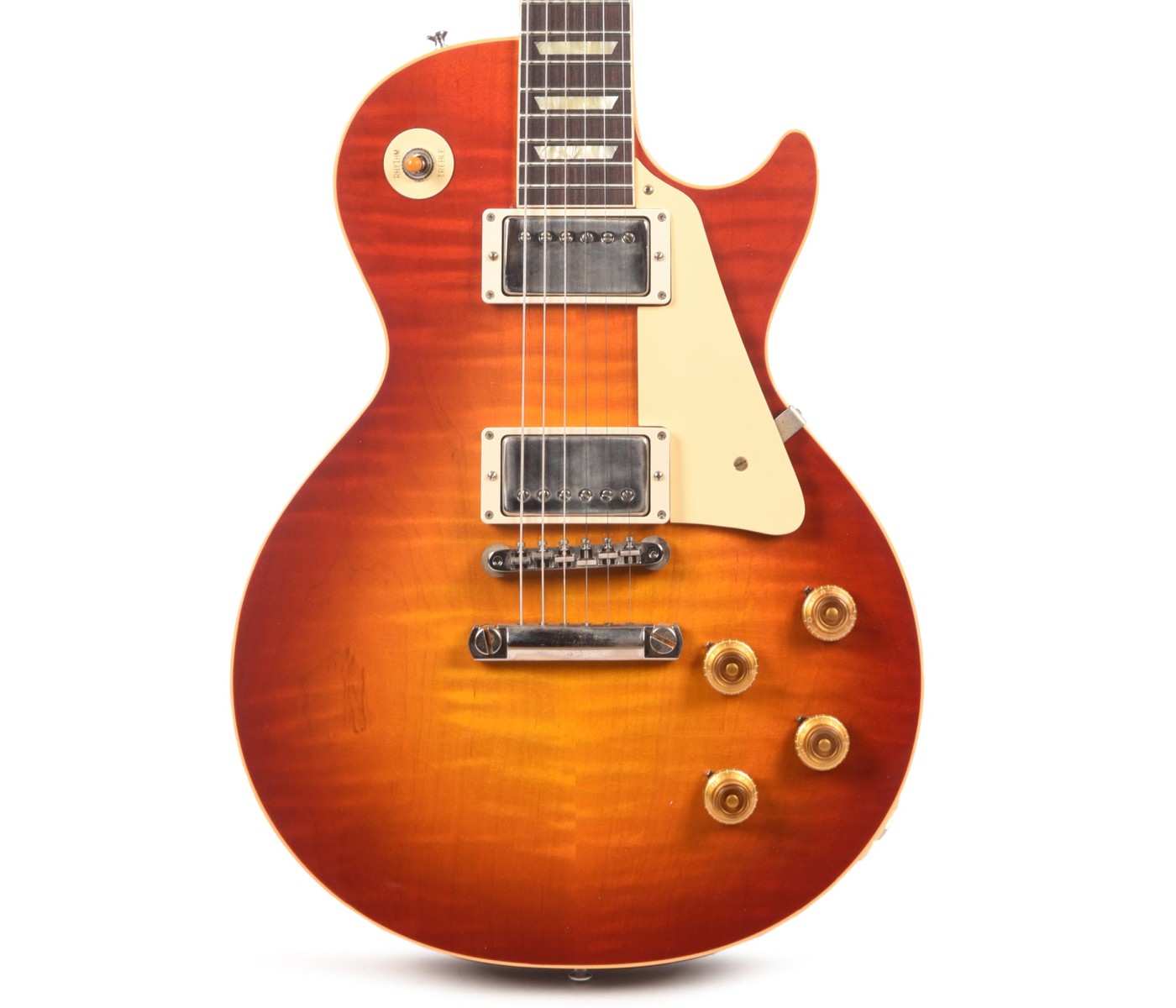 Gibson Custom Shop LPR59ULSTBNH1 Murphy Lab 1959 Les Paul Standard Reissue Electric Guitar - Sunrise Teaburst