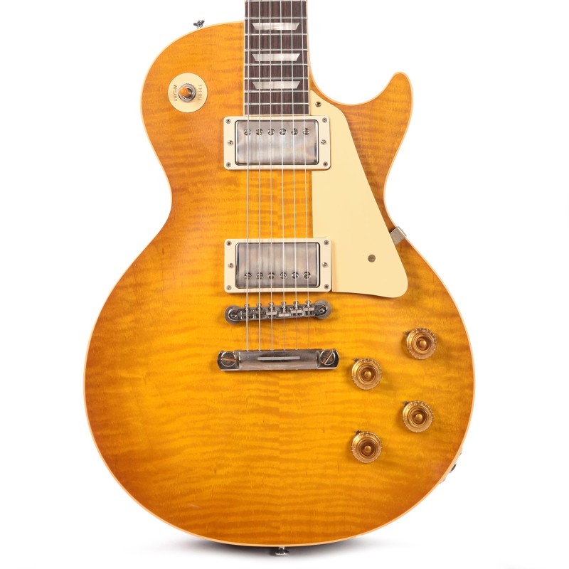 Gibson Custom Shop LPR59VODLBNH1 1959 Les Paul Standard Reissue VOS Electric Guitar - Dirty Lemon