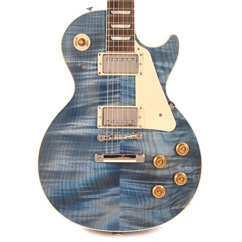 Gibson USA LPS500OBNH1 Les Paul Standard '50s Figured Top Electric Guitar - Ocean Blue