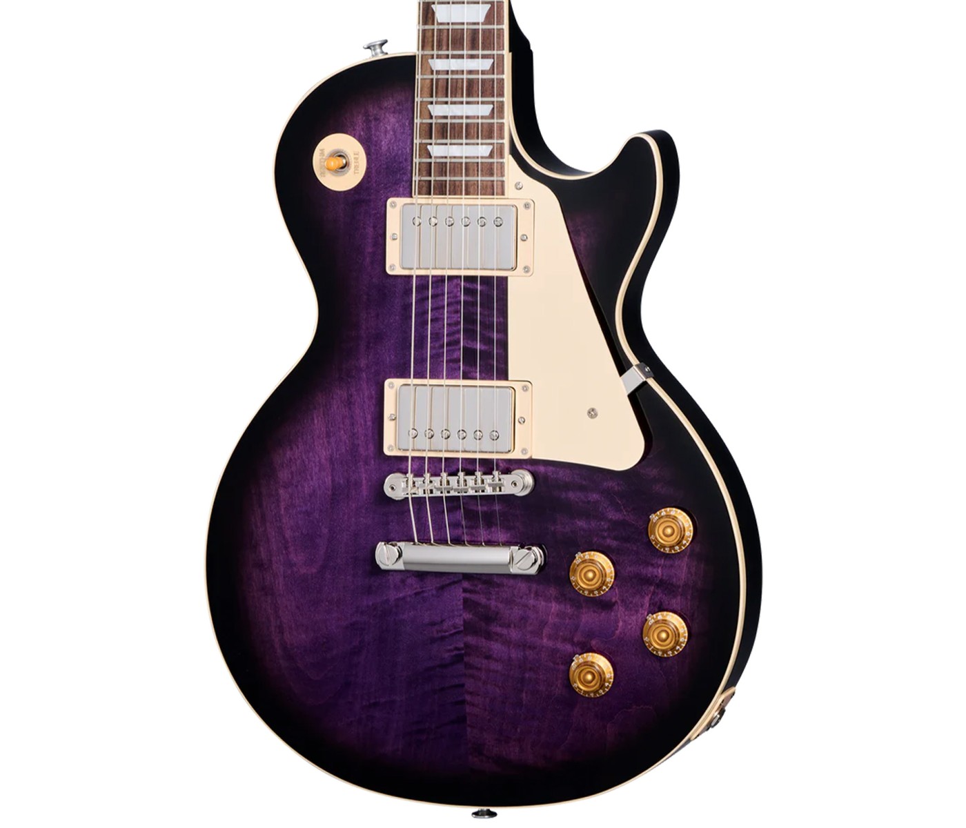 Gibson USA LPS500PUNH1 Les Paul Standard '50s Figured Top Electric Guitar - Dark Purple Burst Gibson USA LPS500PUNH1 Les Paul Standard '50s Figured Top Electric Guitar - Dark Purple Burst