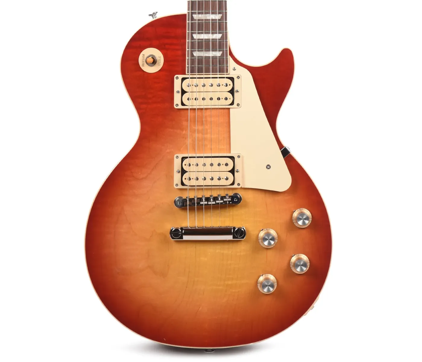 Gibson USA LPS6DCW25VCNH1 Les Paul Standard '60s Double Trouble Electric Guitar - Vintage Cherry Sunburst