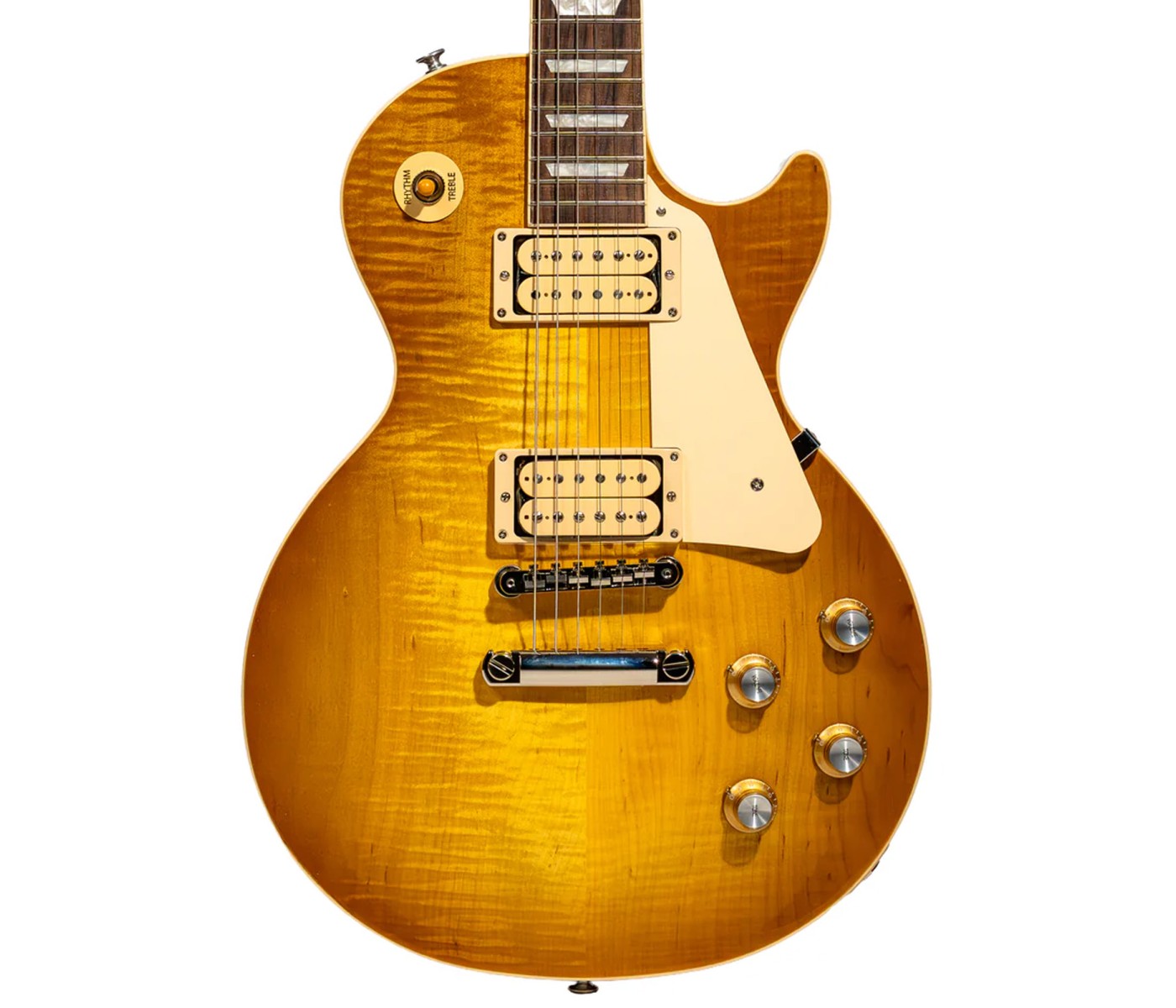 Gibson USA LPS6DCW25VHNH1 Les Paul Standard '60s Double Trouble Electric Guitar - Vintage Honey Burst