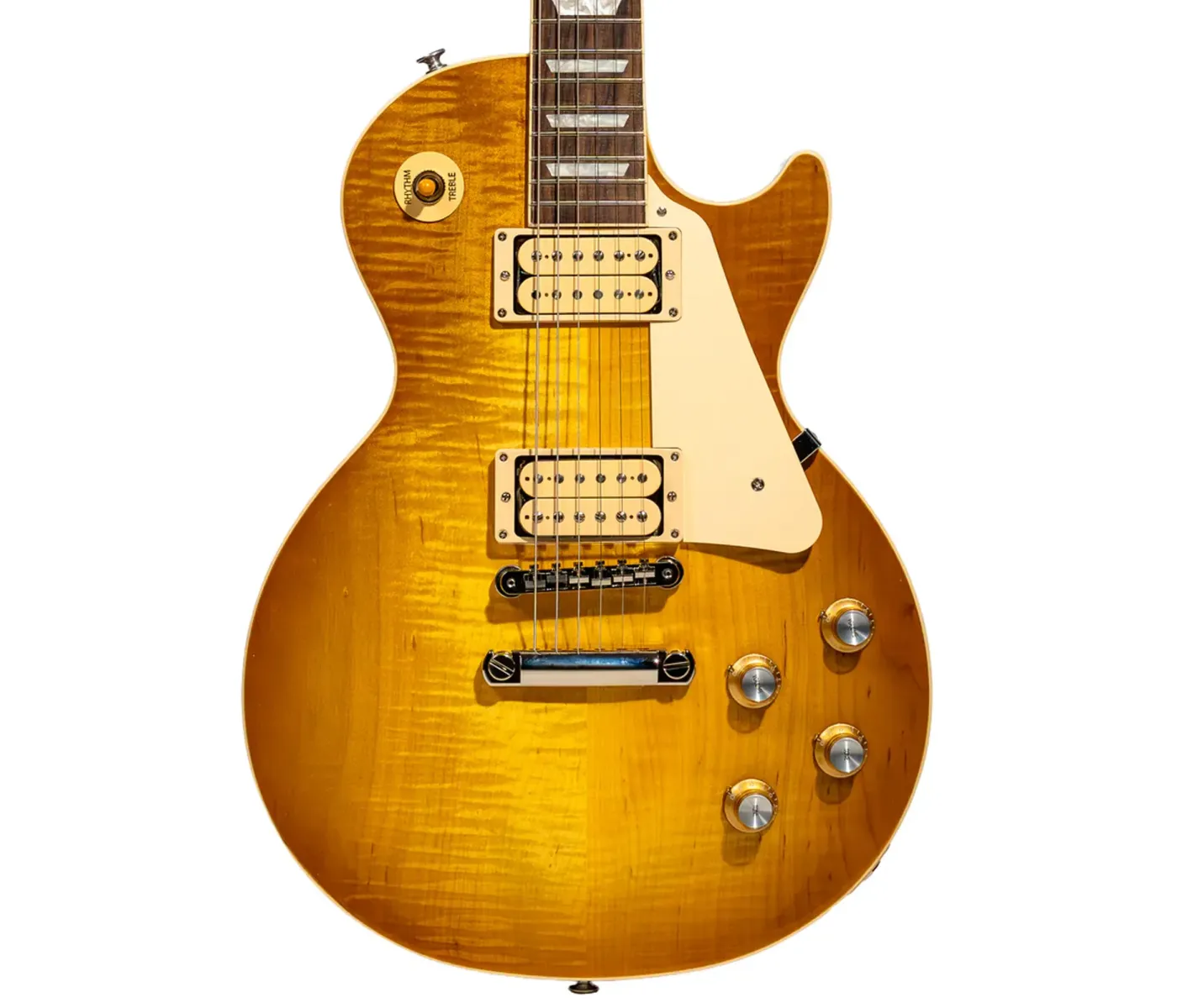 Gibson USA LPS6DCW25VHNH1 Les Paul Standard '60s Double Trouble Electric Guitar - Vintage Honey Burst