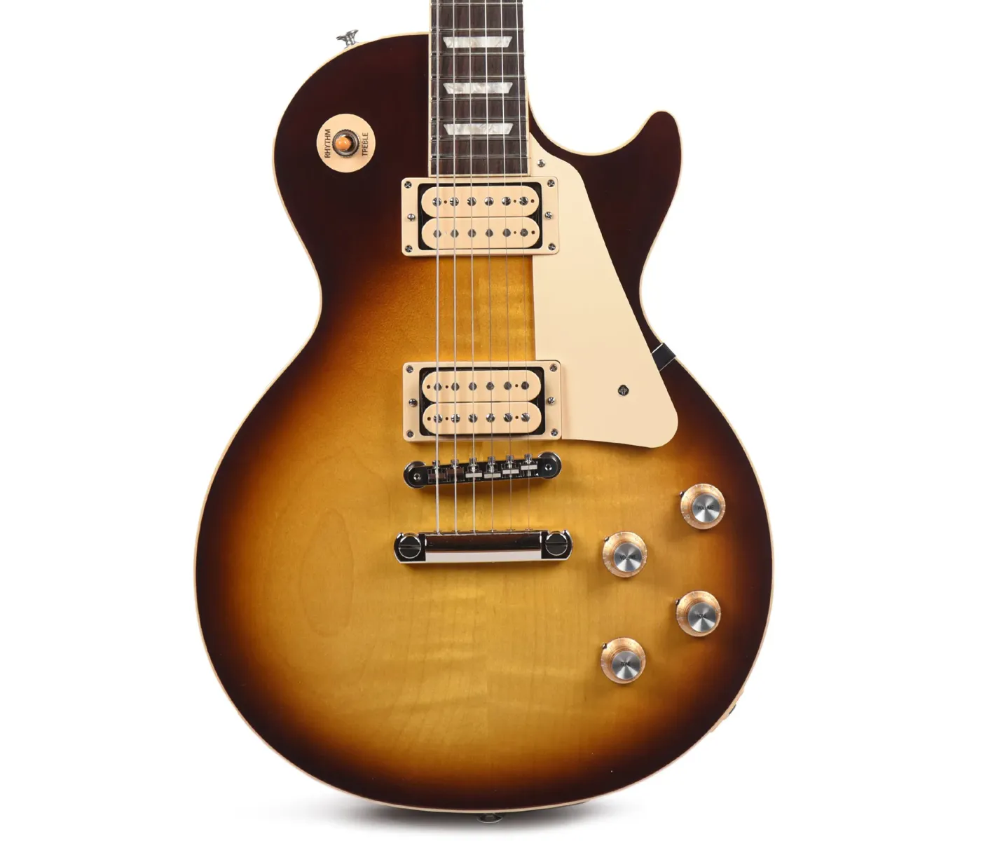 Gibson USA LPS6DCW25VONH1 Les Paul Standard '60s Double Trouble Electric Guitar - Vintage Tobacco Burst