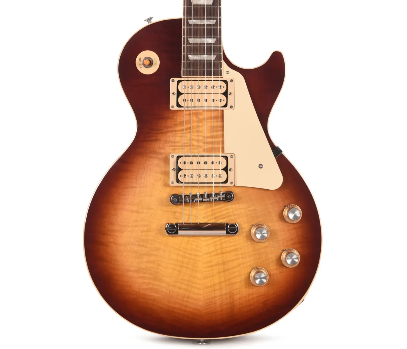Gibson USA LPS6DCW25VUNH1 Les Paul Standard '60s Double Trouble Electric Guitar - Vintage Bourbon Burst Gibson USA LPS6DCW25VUNH1 Les Paul Standard '60s Double Trouble Electric Guitar - Vintage Bourbon Burst